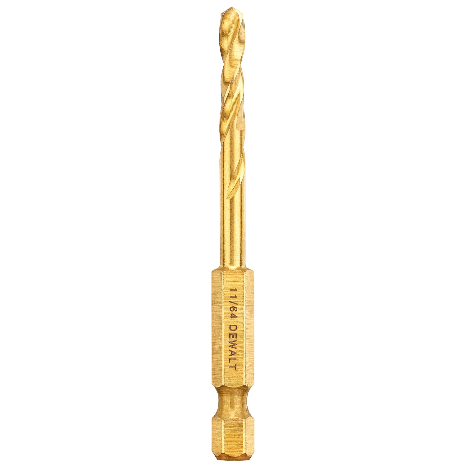 DW Impact Ready 11/64 in. X 2-29/32 in. L High Speed Steel Drill Bit 1 pc