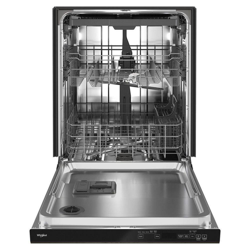 Whirlpool 24 in. Fingerprint Resistant Stainless Steel Top Control Built-In Tall Tub Dishwasher with Third Level Rack 47 dBA WDTA50SAKZ