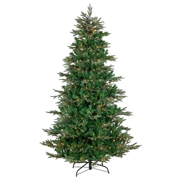 9' PreLit Hudson Fir Artificial Christmas Tree Warm White LED Lights