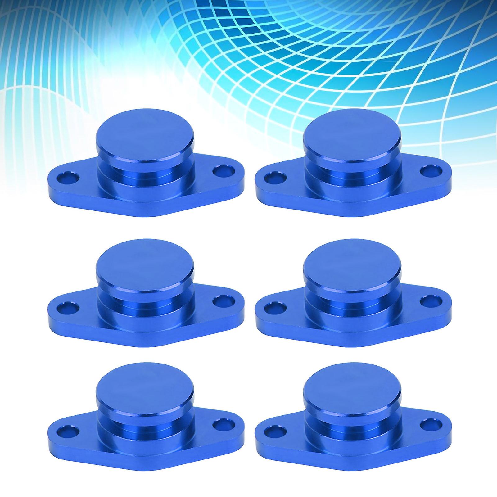 6x22mm Engine Swirl Flaps Delete Blanking Plugs With Rubber Gaskets Fit For M57/m57d25(blue)