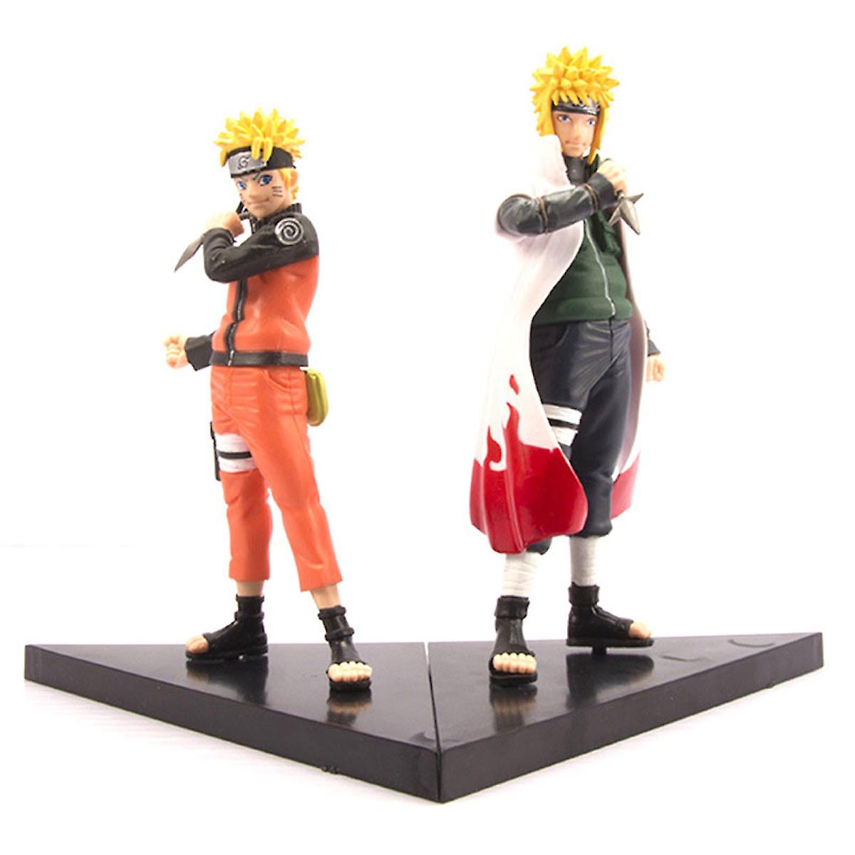 2pcs Namikaze Minato Uzumaki Naruto Naruto Action Figure Toy Model