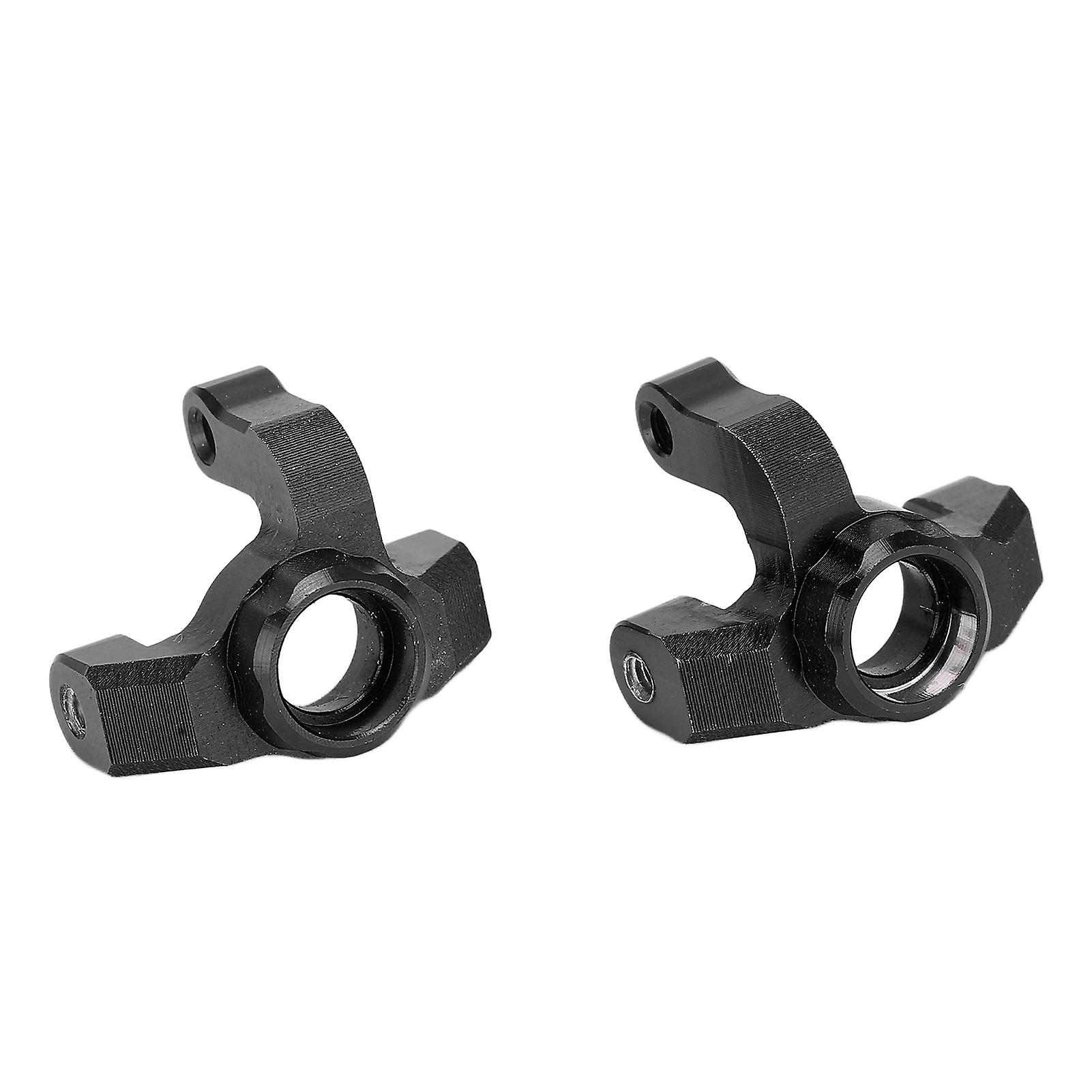 2pcs Rc Aluminium Front Steering Cup Metal Steering Knuckles For Losi Mini T 2.0 2wd 1/18 Rc Stadium Truckblack