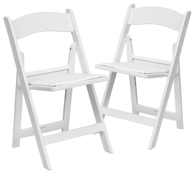 Folding Chair Black Resin   Modern   Folding Chairs And Stools   by Beyond Design  ampMore  Houzz