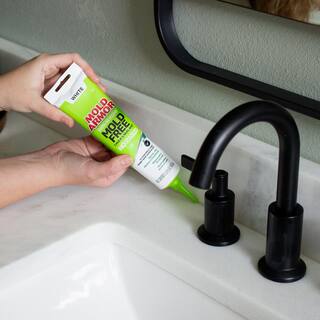 Mold Armor 5.5 oz. White Mold Free Silicone Kitchen and Bath Caulk and Sealant FG573