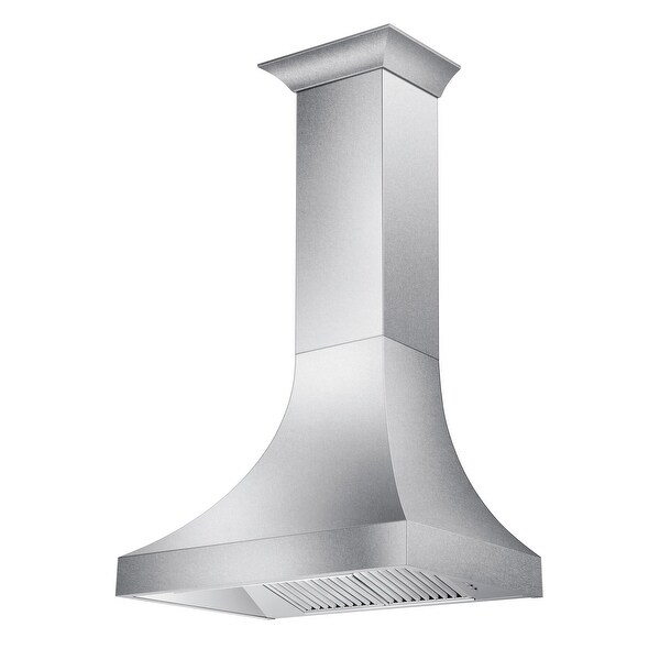 ZLINE Designer Series Fingerprint Resistant Stainless Steel Ducted Wall Range Hood