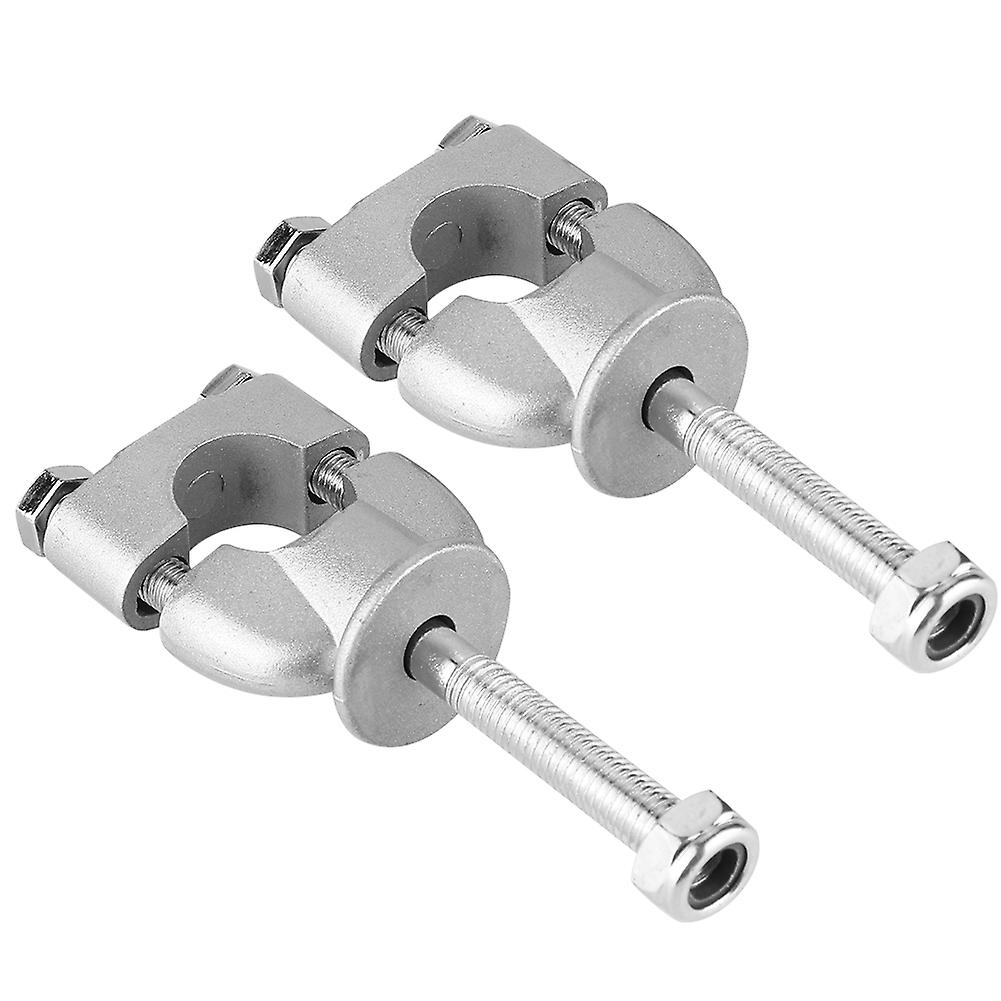 1 Pair Aluminum Alloy Motorbike Mount Riser 22mm Motorcycle Handlebar Fixed Clamps