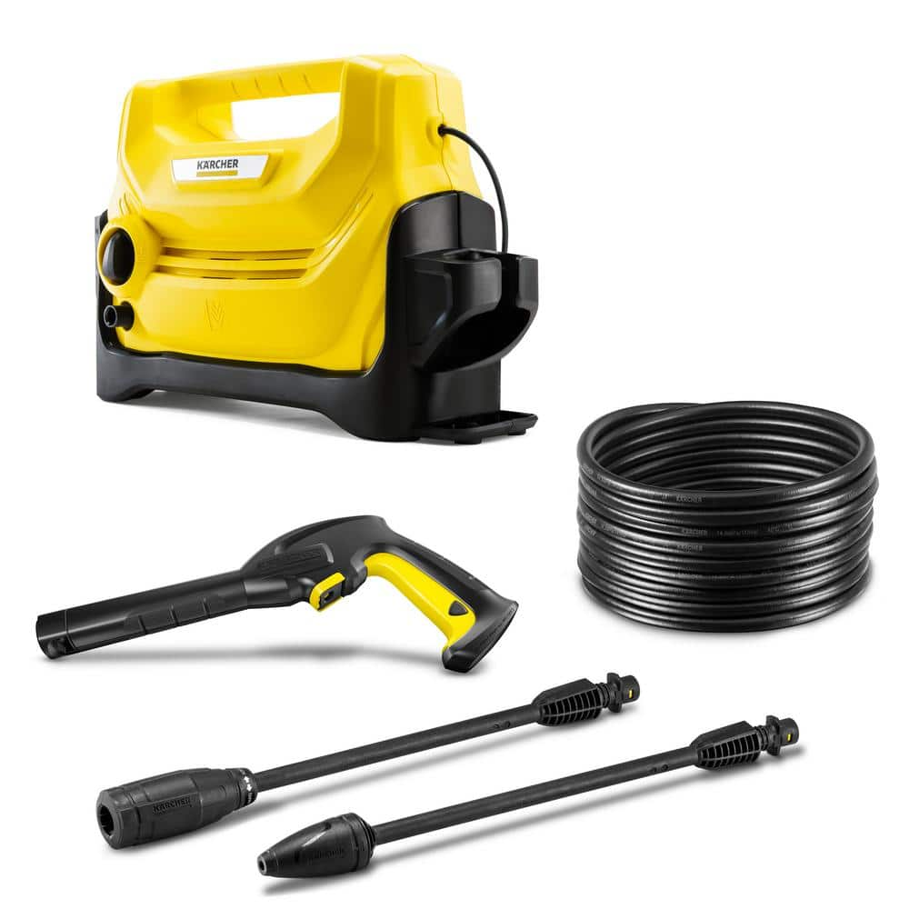 Karcher 1600 PSI 135 GPM K 2 Entry Portable Electric Power Pressure Washer with Vario and Dirtblaster Spray Wands