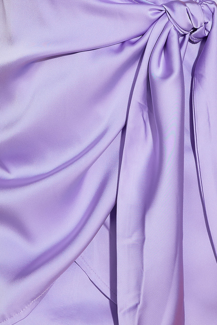 Goddess Lines Dress Lilac