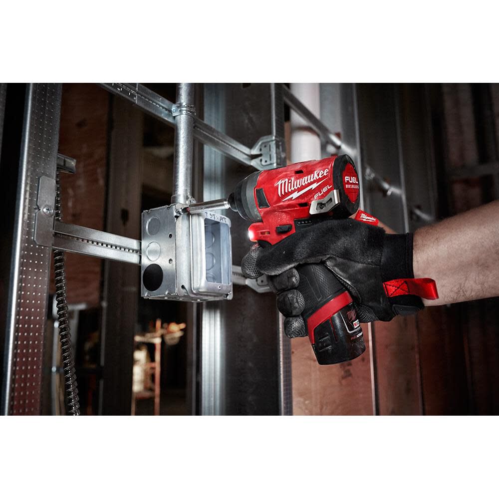 Milwaukee M12 FUEL 1/4 in. Hex Impact Driver Kit 2553-22 from Milwaukee