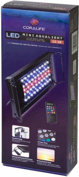 Coralife Aqualight Mini Aquarium LED Fish Light Fixture