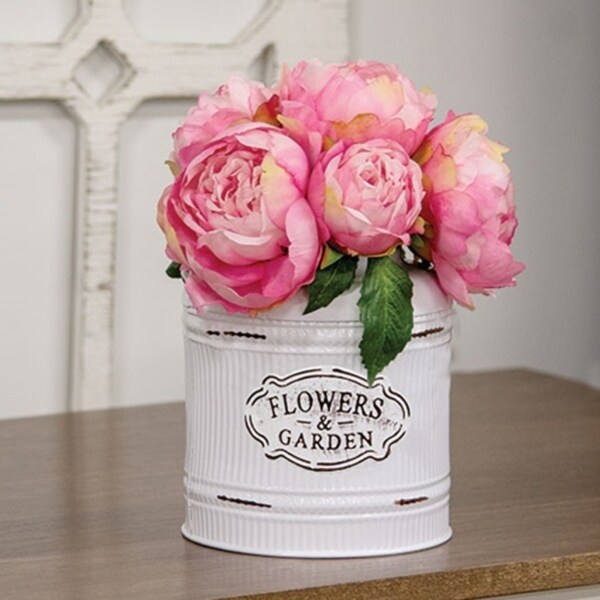 Full Bloom Peony Bouquet Rose Pink