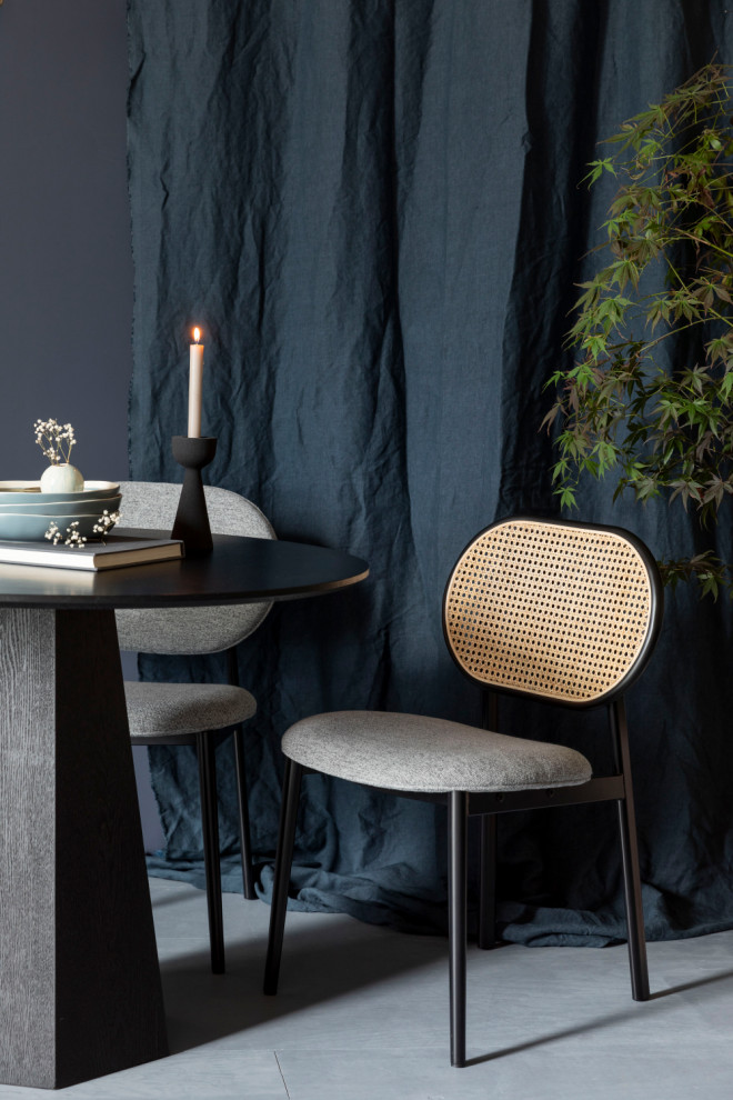 Rattan Back Dining Chair  Zuiver Spike   Tropical   Dining Chairs   by Oroa   Distinctive Furniture  Houzz