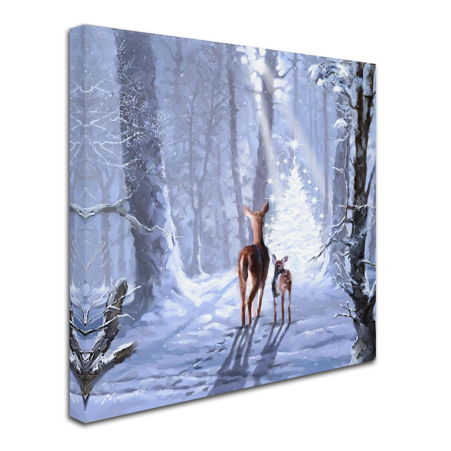 Trademark Fine Art and#8216;Christmas Magic Canvas Art by The Macneil Studio