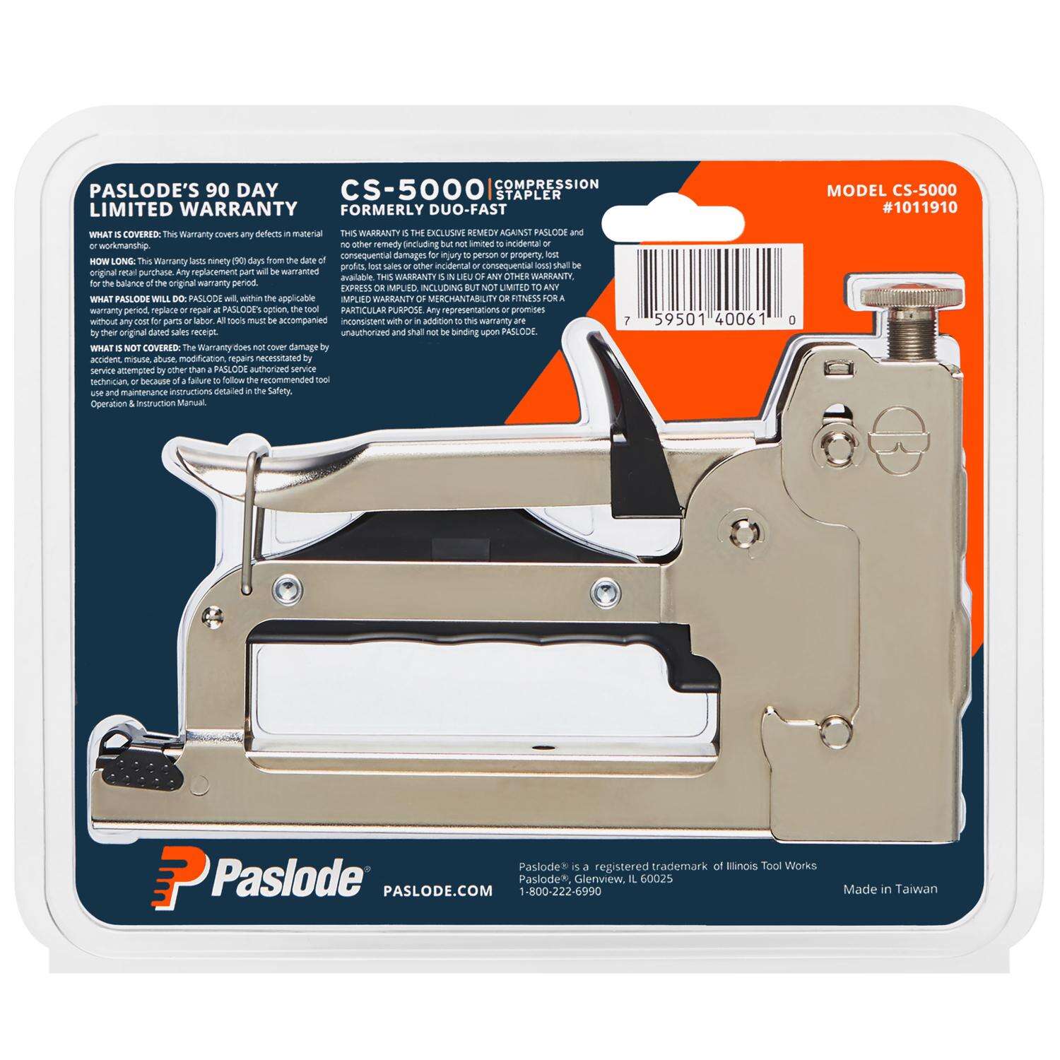 Paslode 20 Ga. 1/2 in. Compression Stapler