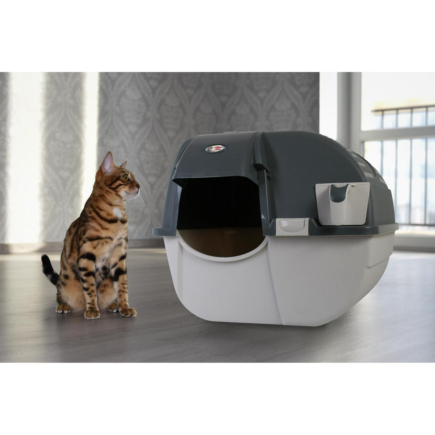 Omega Paw Easy Fill Roll 8216N Clean Self Cleaning Litter Box Regular Size  Crowdfused