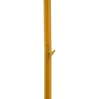 YIYIBYUS 70.86 in. Tall IndoorOutdoor Gold Metal Column Flower Plant Stand (1-Tiered) OT-ZJGJ-5173