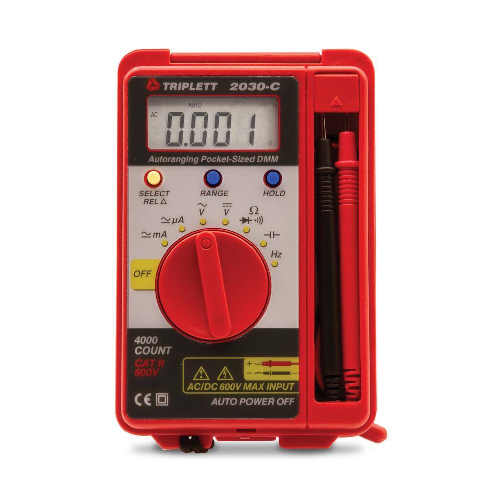 TRIPLETT Pocket Digital Multi-Meter 2030