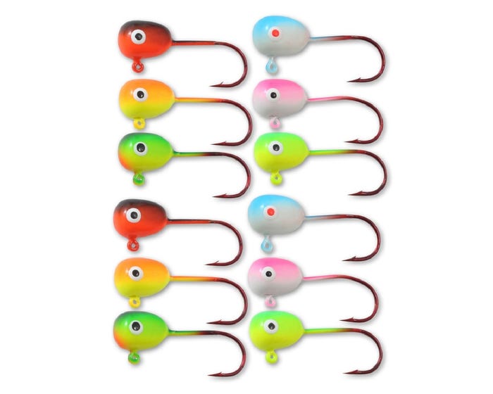 Northland Fishing High-Ball Floater #1 Neon - Assorted， 12 Pack - NOFJT11299