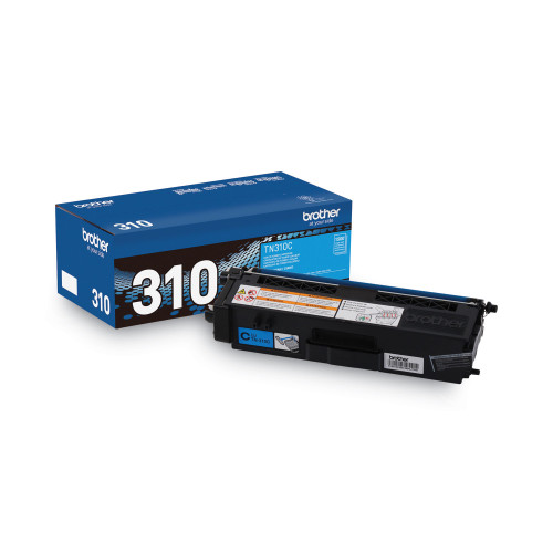 Brother TN310C Toner， 1，500 Page-Yield， Cyan