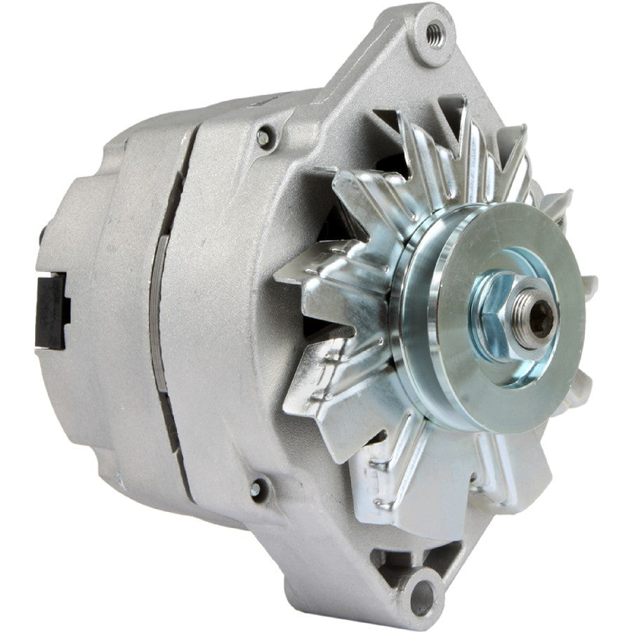 DB Electrical 400-12165 New Alternator Compatible with/Replacement for Tractor 1-Wire 63 Amp 10Si W Tach Term Stud On Rear And 3/8 In Pulley