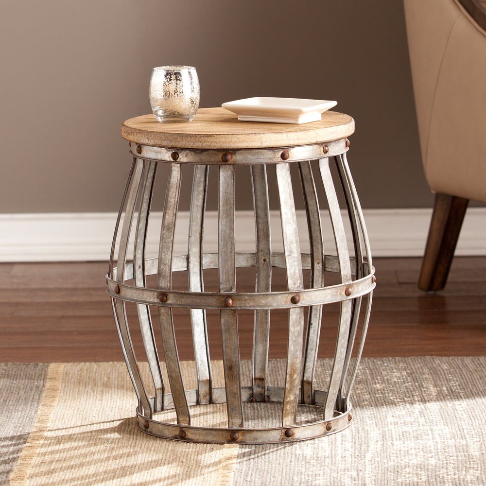 SEI Furniture Stonehall Side Table