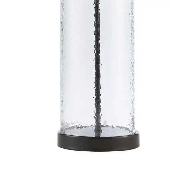 Hampton Hill Macon Clear Glass Cylinder Table Lamp