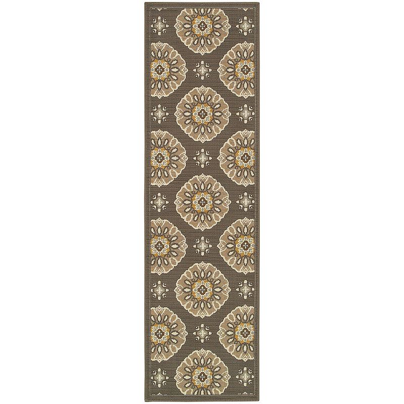 StyleHaven Bayside Medallion Indoor Outdoor Rug