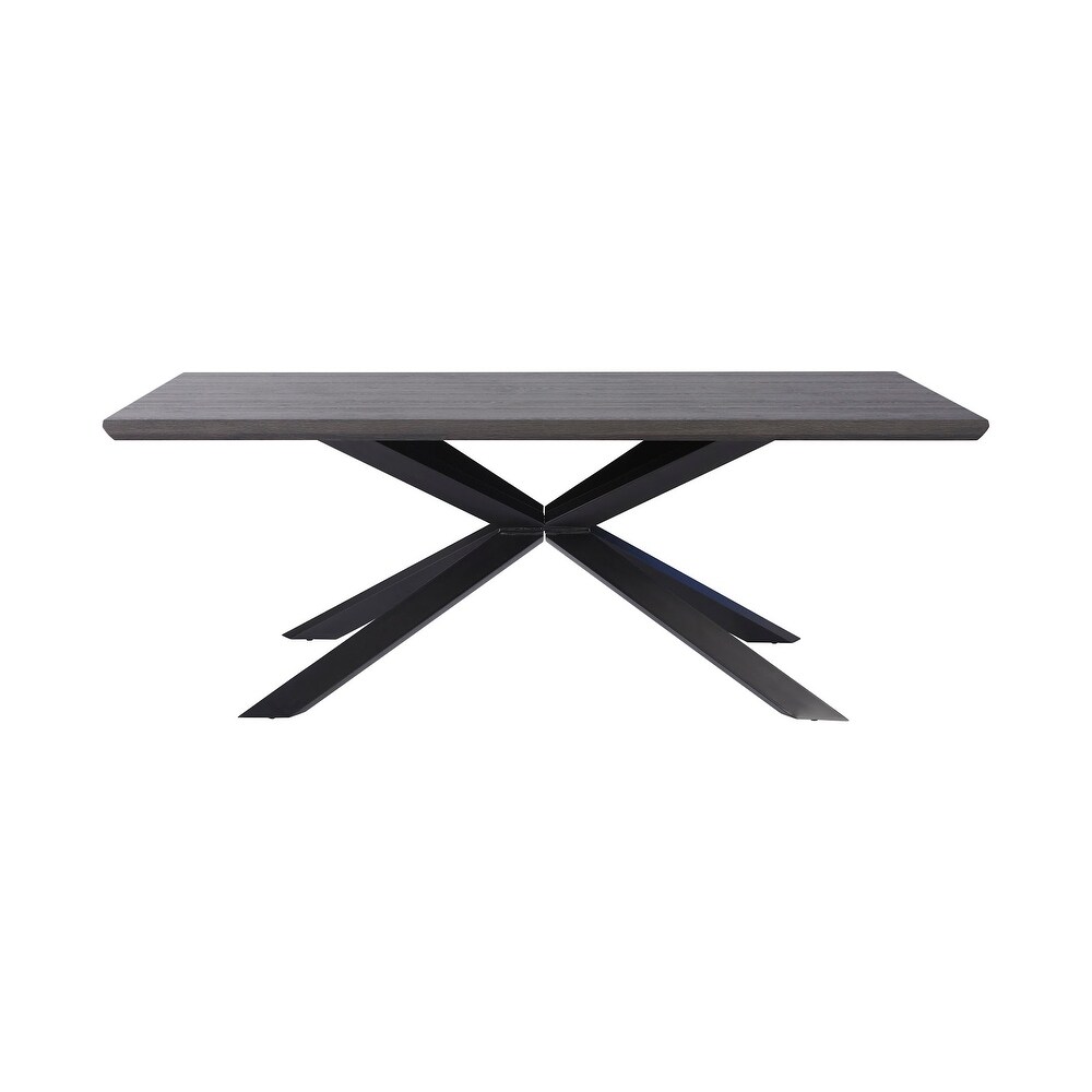 Rye Studio Roma Modern Grey Wood Dining Table