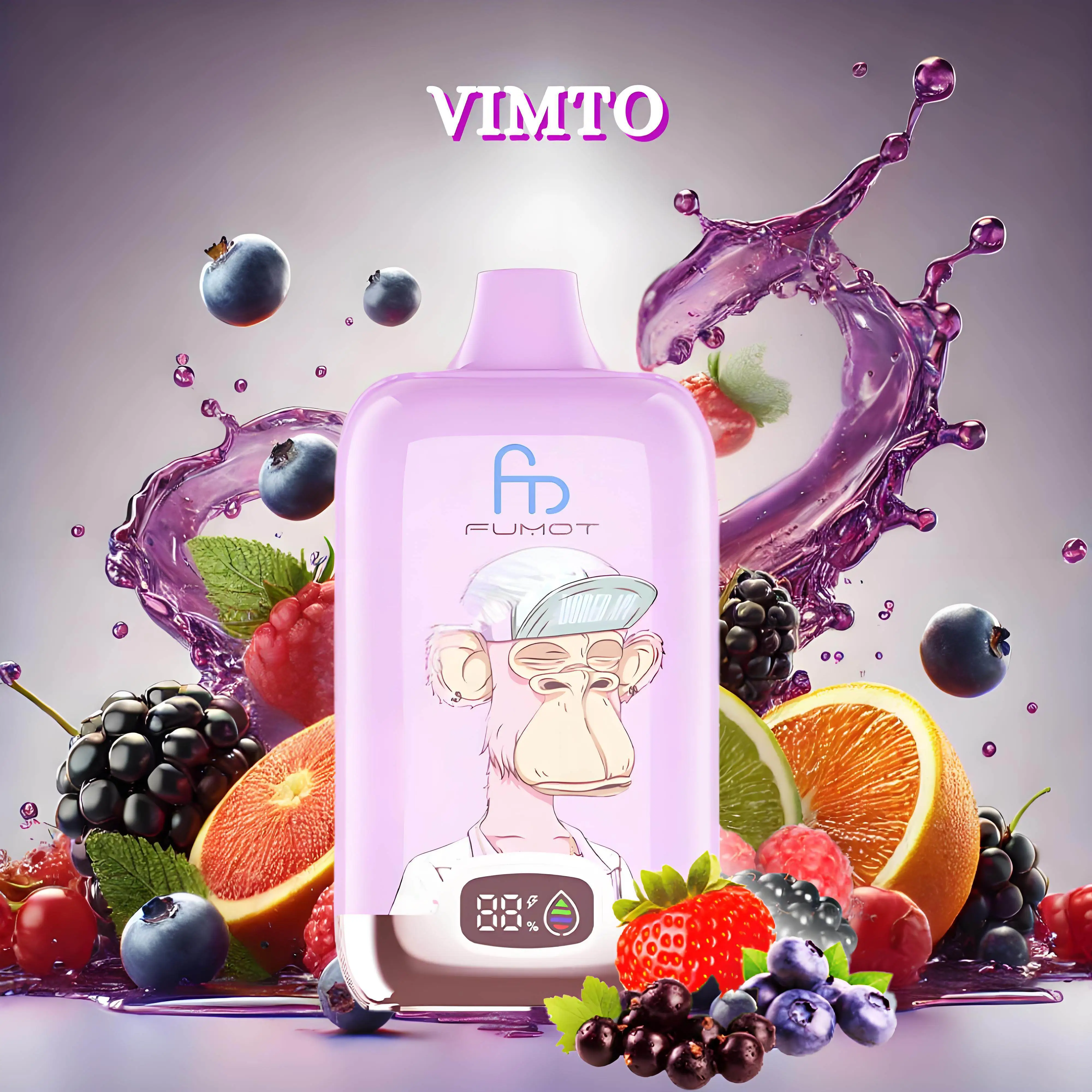 Fumot Tornado Digital Box 12000 Puffs - Vimto