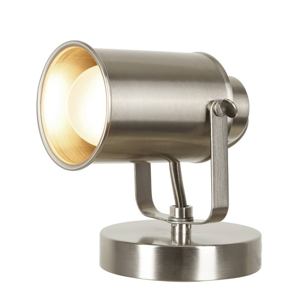 Spotlight Desk Or Wall Mount Accent Table Lamp includes Led Light Bulb Brushed Nickel Cresswell Lighting