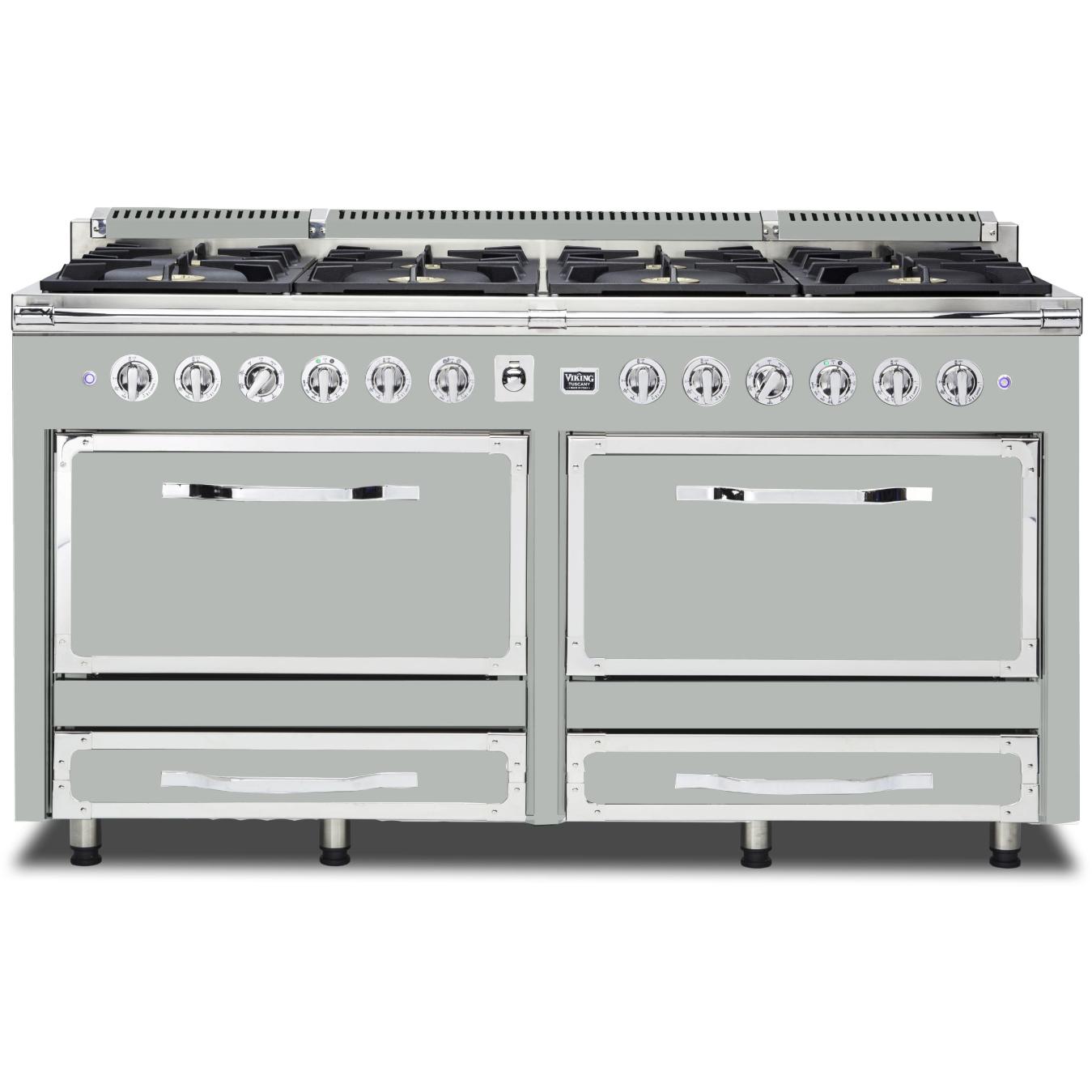 Viking 66-inch Freestanding Dual-Fuel Range with Convection Technology TVDR661-8BAG