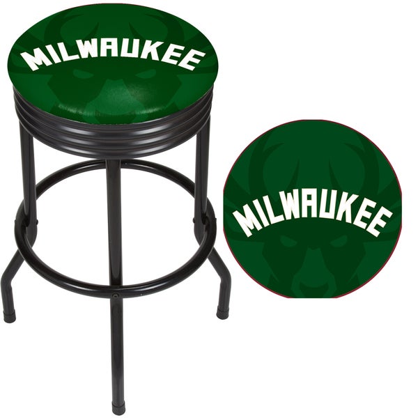 NBA Black Ribbed Bar Stool - Fade