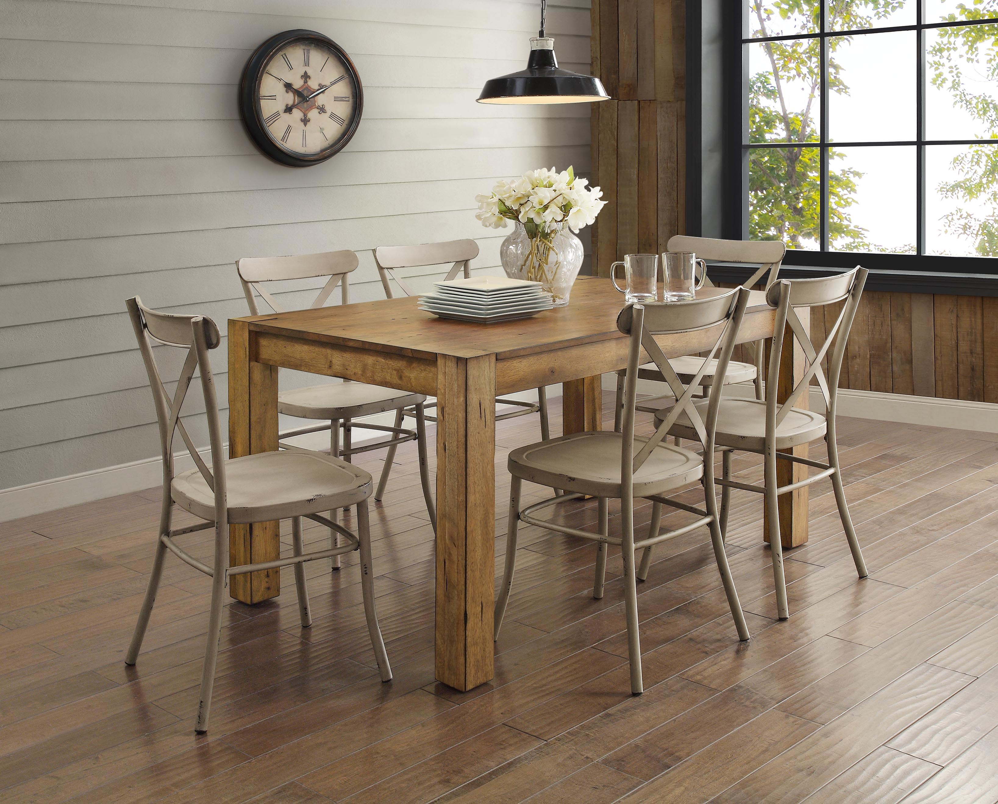 Better Homes & Gardens Bryant Solid Wood Dining Table, Rustic Brown