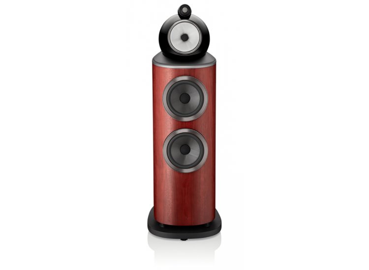 Bowers and Wilkins 800 Series Diamond 802 D4 Satin Rosenut 3-Way Floorstanding Speaker (Each)