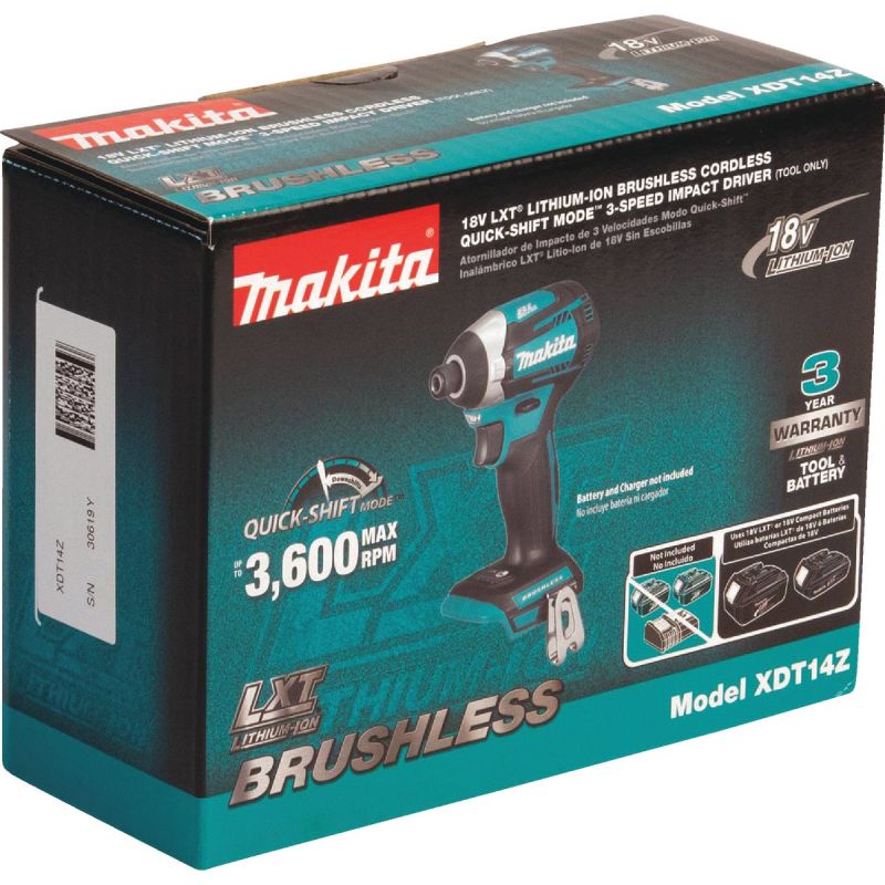 Makita 18V 3-Speed Brushless Cordless Impact Driver