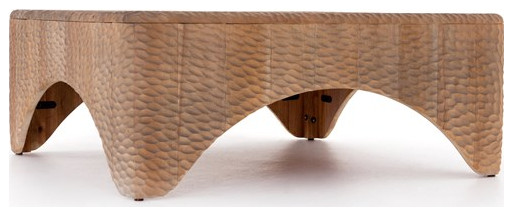 Garo Coffee Table Carved Mahogany   Contemporary   Coffee Tables   by Rustic Home Furniture Deco  Houzz