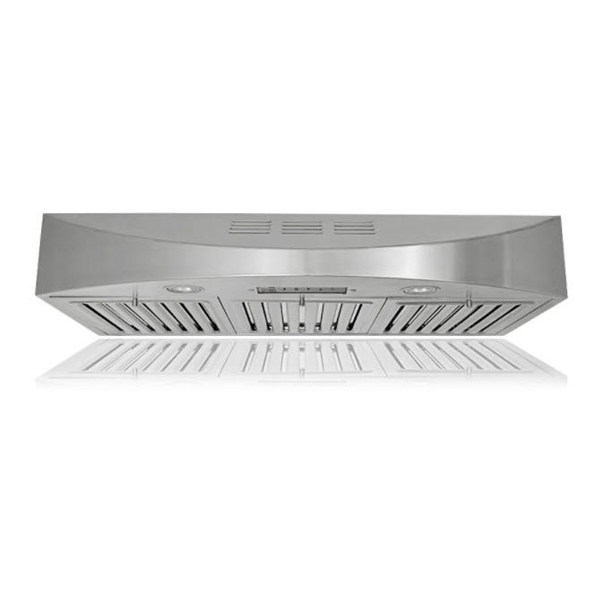 Kobe 36 Inch Brillia Under Cabinet Range Hood CHX3836SQBD-3