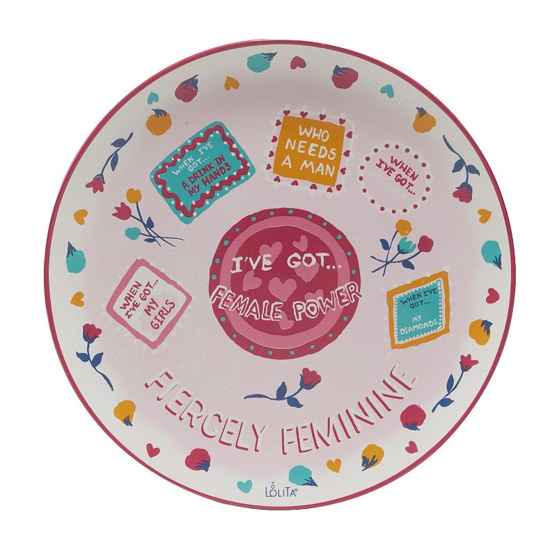 Certified International Lolita Lady Boss 4-pc. Dessert Plate Set