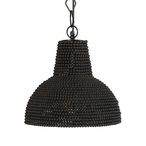 47th   Main DMR046 Beaded Hanging Lamp Black