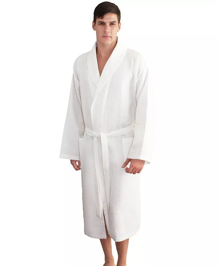 Linum Home Unisex Waffle Weave Bath Robe