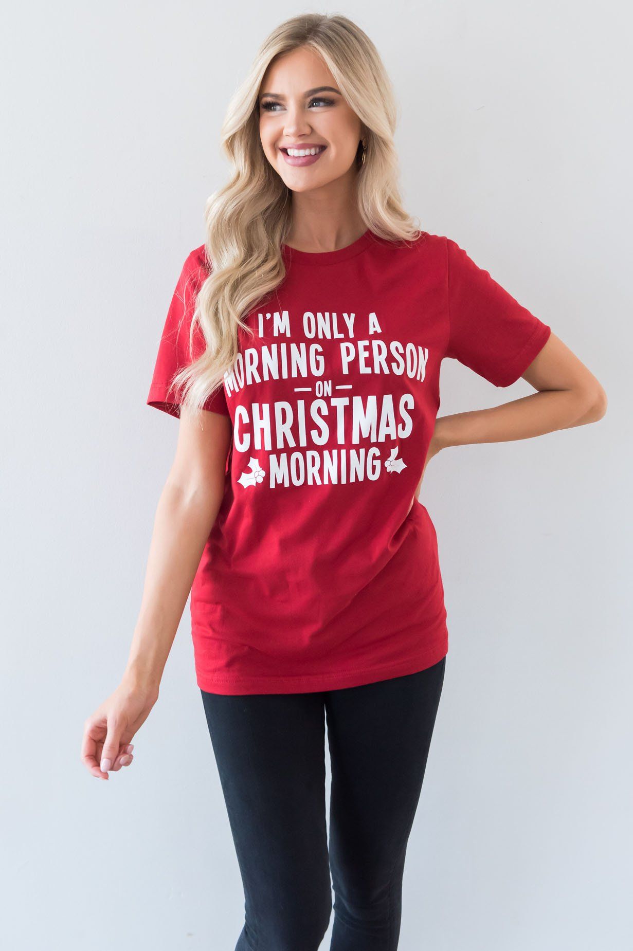 Christmas Morning Modest Tee