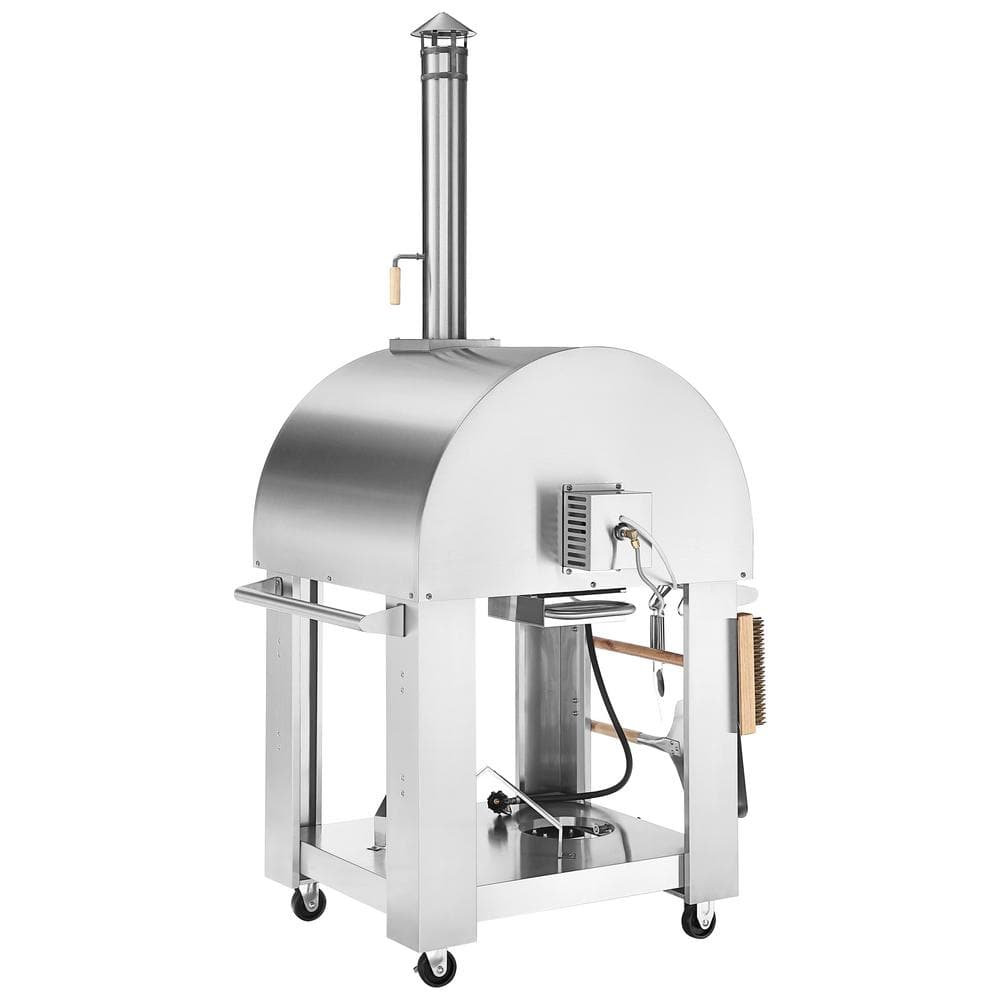 Empava Propane Tank Burning Outdoor Pizza Oven with Accessories in Stainless Steel EMPV-PG03