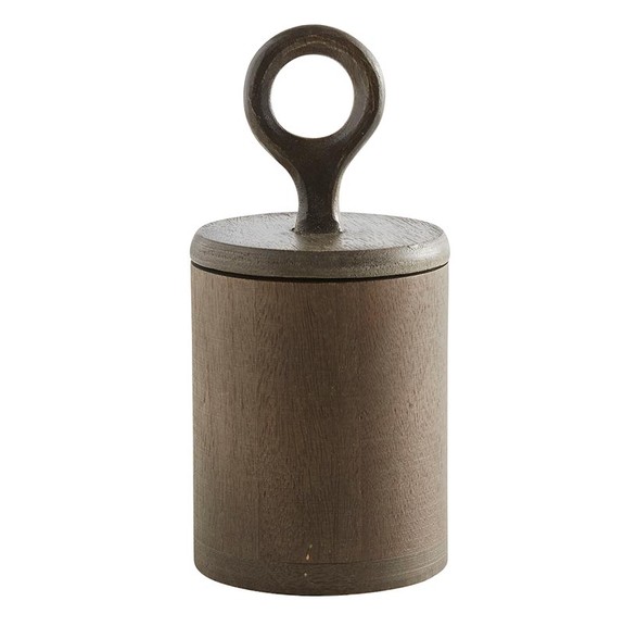 47th   Main Wood Canister with Lid