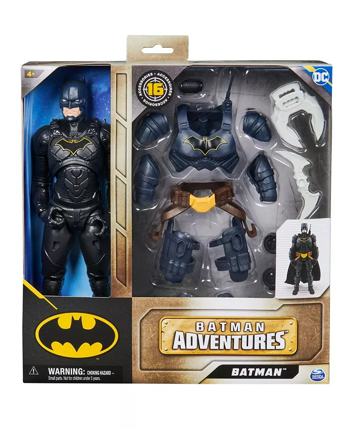 Batman Adventures  Batman Action Figure with 16 Armor Accessories  17 Points of Articulation