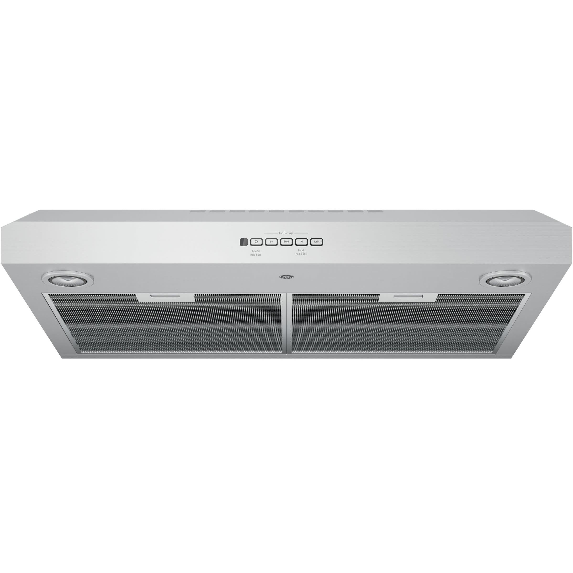 GE 30-Inch Under Cabinet Range Hood with 4 Speeds JVX5300SJSSC