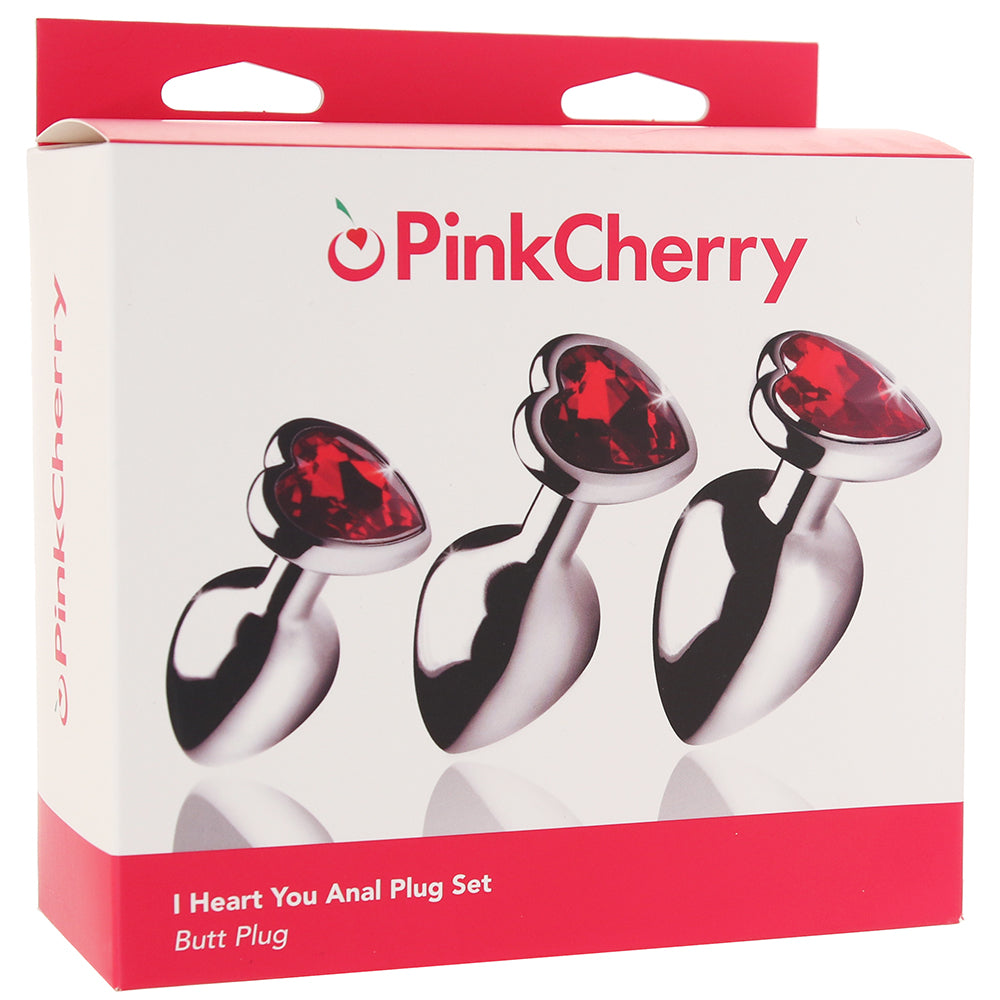 FantasyCherry I Heart You Anal Plug Set