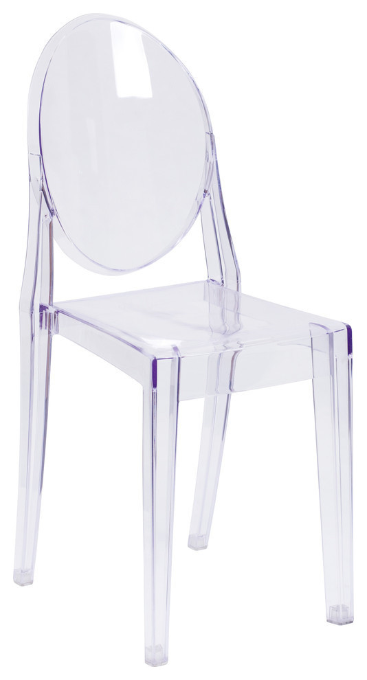 Ghost Side Chair  Transparent Crystal   Contemporary   Dining Chairs   by ShopFreely  Houzz