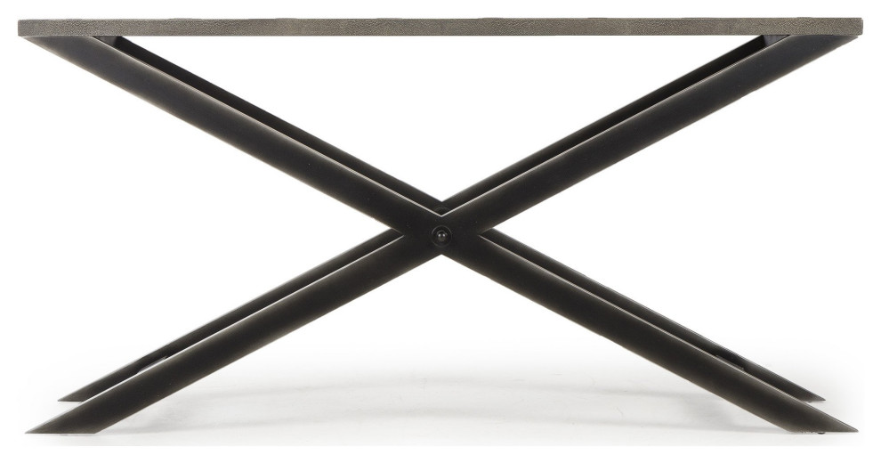 Monte Console Table   Industrial   Console Tables   by Peachtree Fine Furniture  Houzz