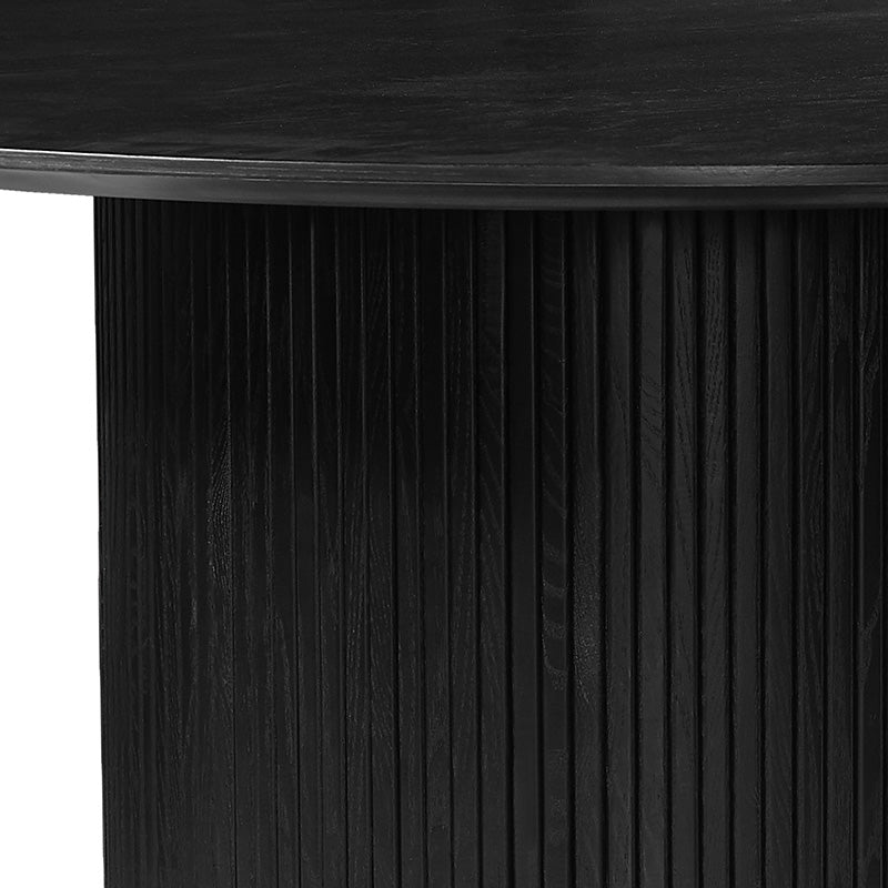 KENZI Round Dining Table  120cm - Black