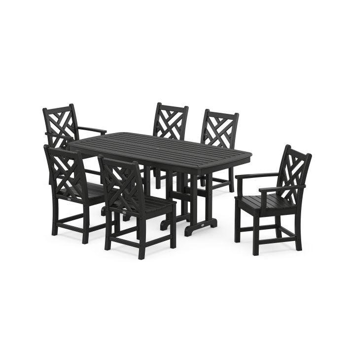 Polywood Chippendale 7-Piece Dining Set PWS121-1